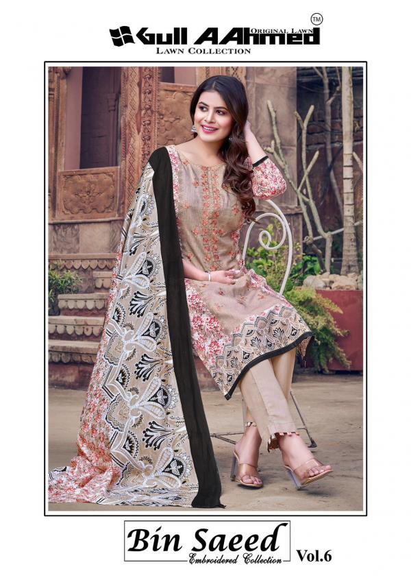 Gull Aahmed Bin Saeed Vol-06 – Karachi Dress Material